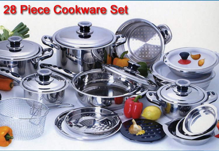 28 Piece Cookware Set - Click Image to Close