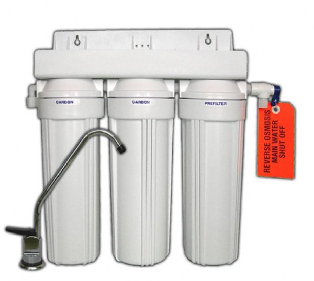 Triple Canister - Under-sink - Click Image to Close